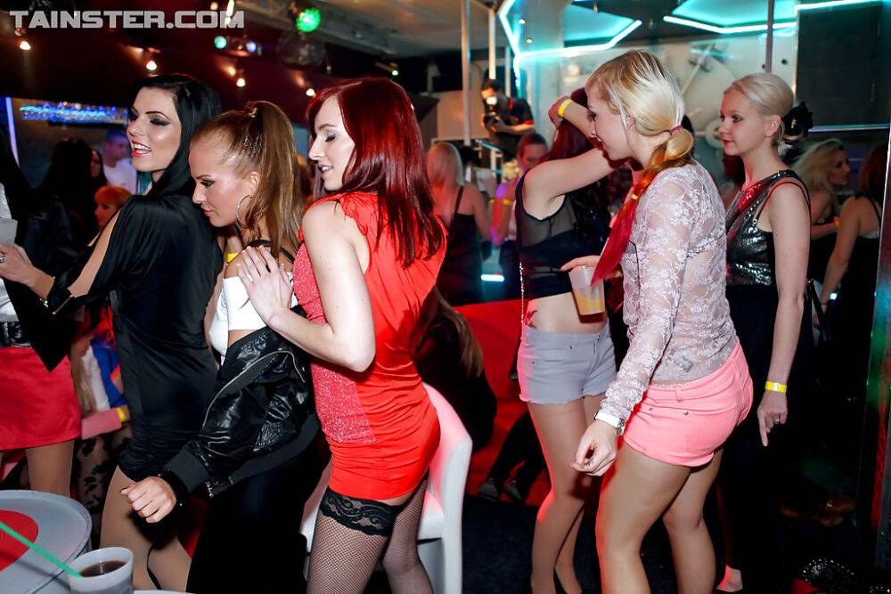 Desirable hotties getting naughty in lesbian way at the drunk party - #15