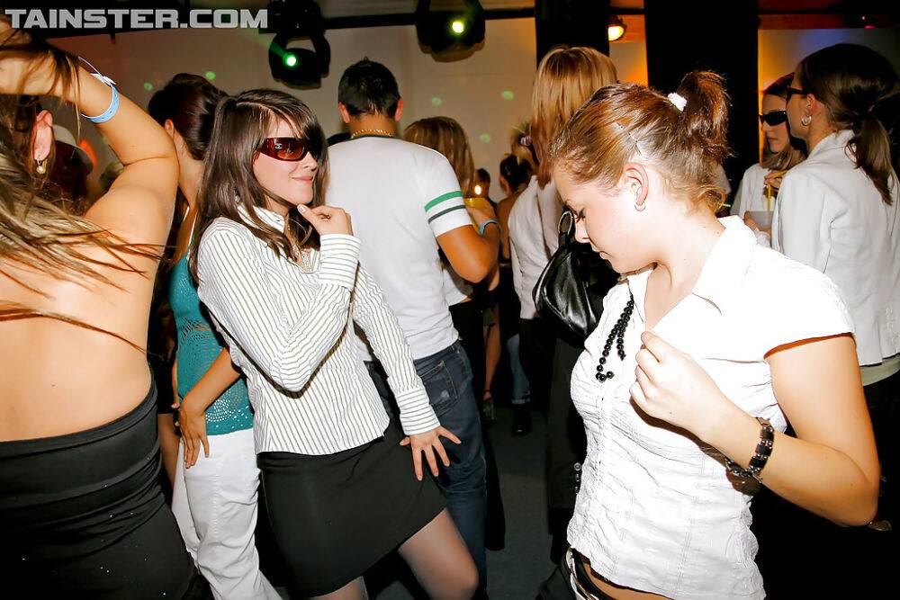 Flirtatious MILFs spend some good time at the party in the night club - #3