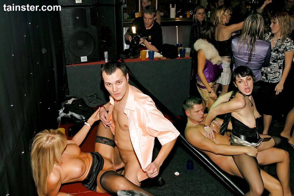 Wild and crazy chicks let guys fuck them senseless at a swinger's party - #15