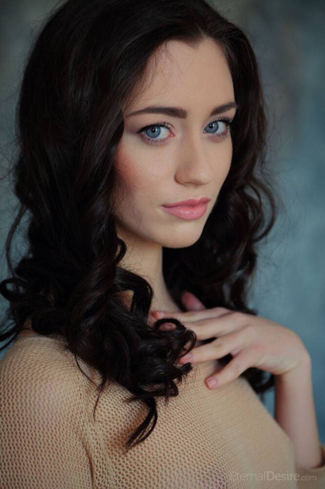 Dark haired teen Zsanett Tormay has such a cute face on her - #12