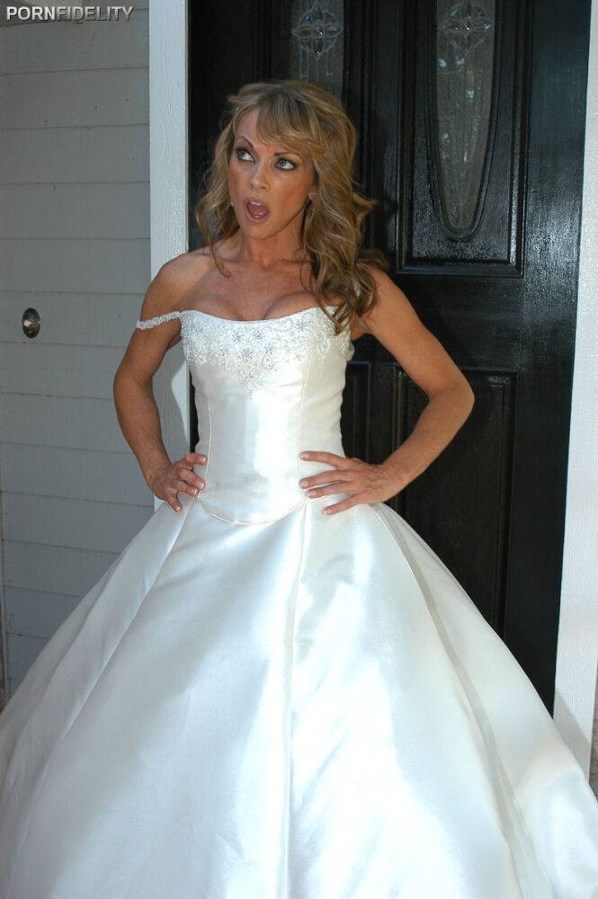 Gold digger bride Shayla LaVeaux makes a bad catch but fucks the pauper anyway - #11