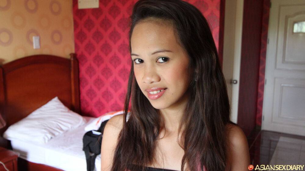 Pretty Filipina teen takes a money shot while pleasing a sex tourist - #14