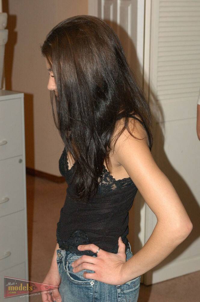 Brunette amateur smokes while getting ready for the big moment - #11