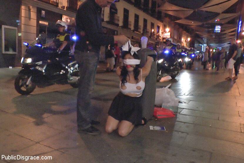 Spanish slut Damaris shamed in public - #14