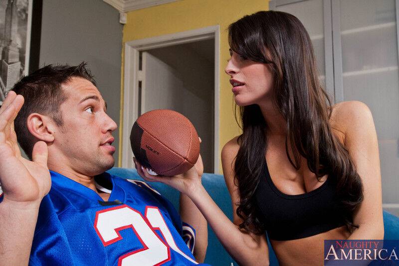 Leggy brunette Kortney Kane has sexual intercourse with a football enthusiast - #2