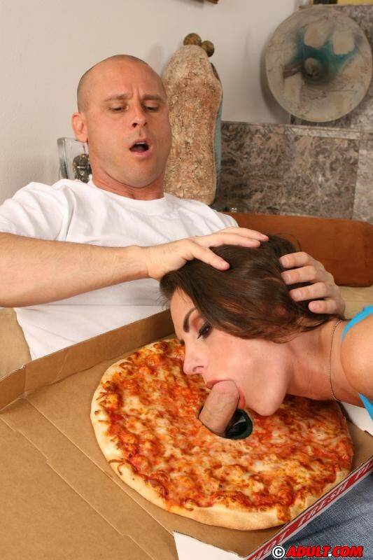 Busty MILF Amanda Emino tames her wild urges with a pizza-guy's hard cock - #10