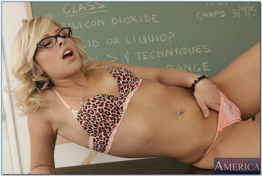 Hot coed in glasses Zoey Monroe stripping and spreading her legs - #7