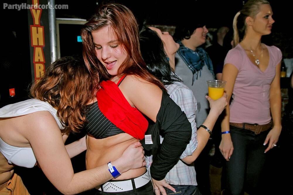 Lecherous amateurs going wild at the drunk night club party - #15
