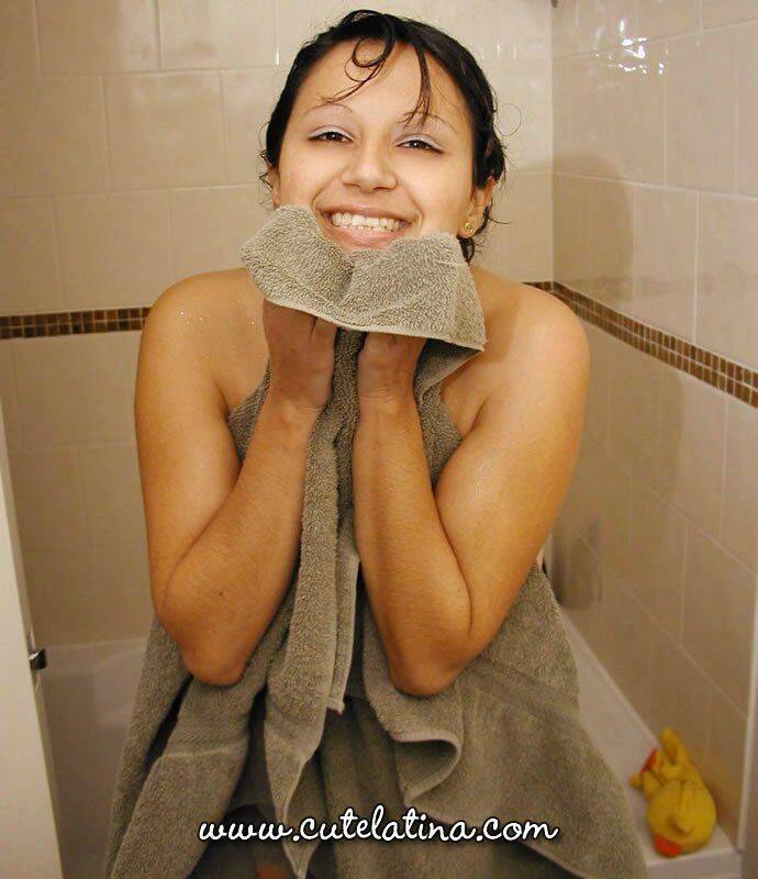 Cute Latina Hot big boob latina in the shower - #10