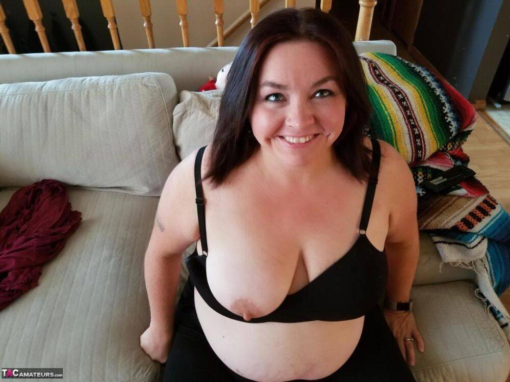 Older fatty Sexy NE BBW engages in POV sex acts after showing her big butt - #2