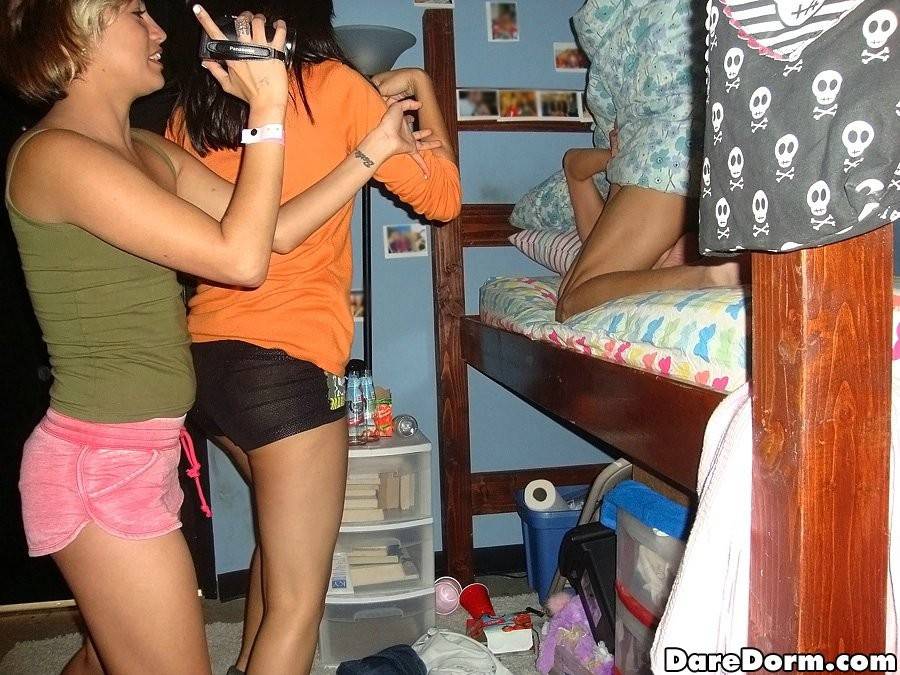 5 hot college teens masturbate then get fucked - #7