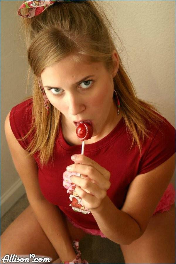 Allison really enjoys her lolipops - #9