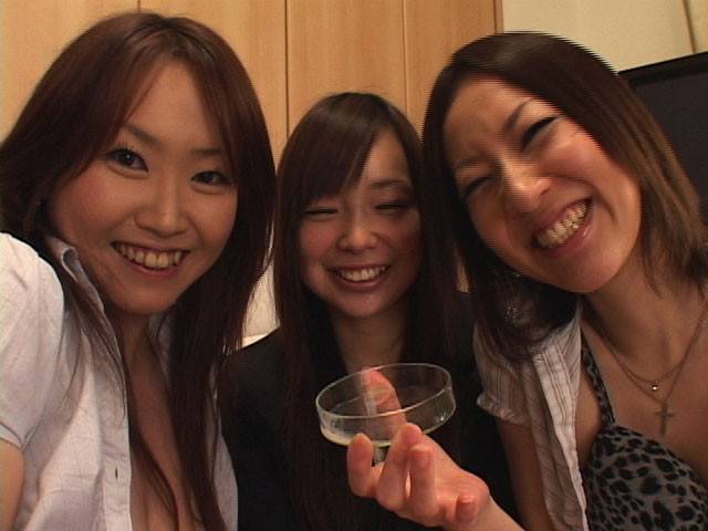 Three cum-thirsty asian whores - #16