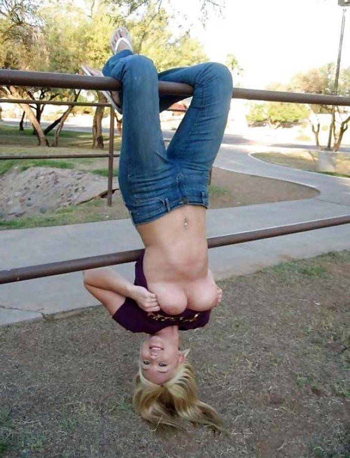 Mix of funny naked and silly teen photos - #1