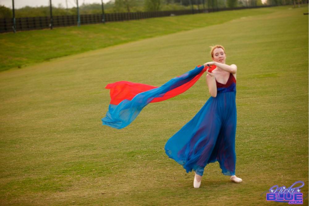 I am doing ballet in the grass. in these photos you get to see - #3