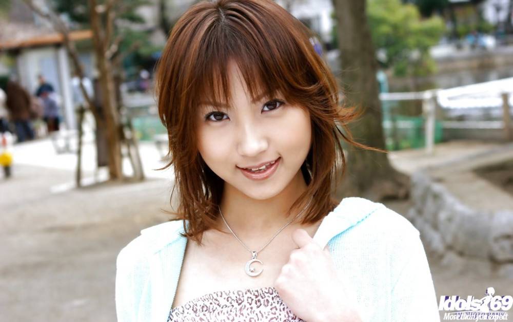 Gracile japanese youthful Haruka Morimura showing her ass - #18