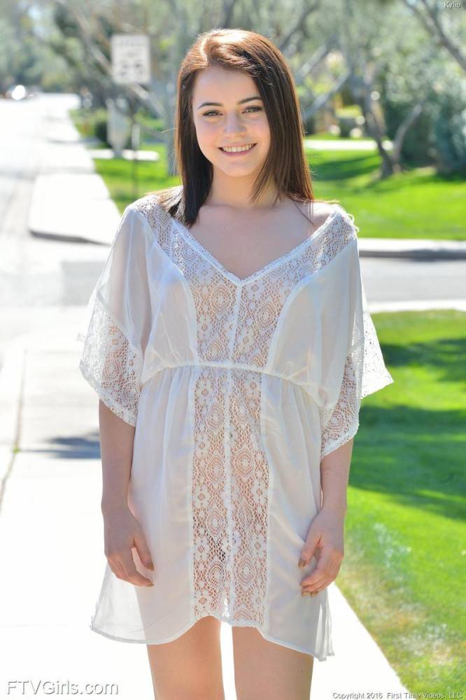 Sheer White Dress - #16