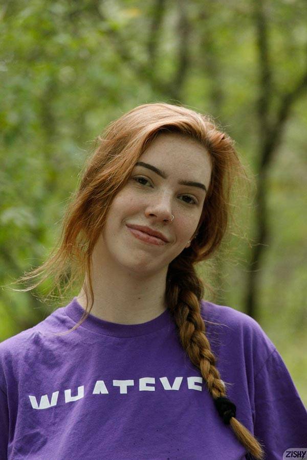 Busty redhead teen Nala Brooks Purple Whatevers - #13