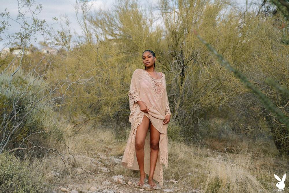 In the desert with all natural beauty Nyla - #1