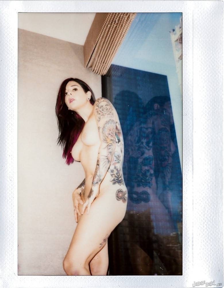 Attractive american milf Joanna Angel revealing big titties and spreading her legs - #17