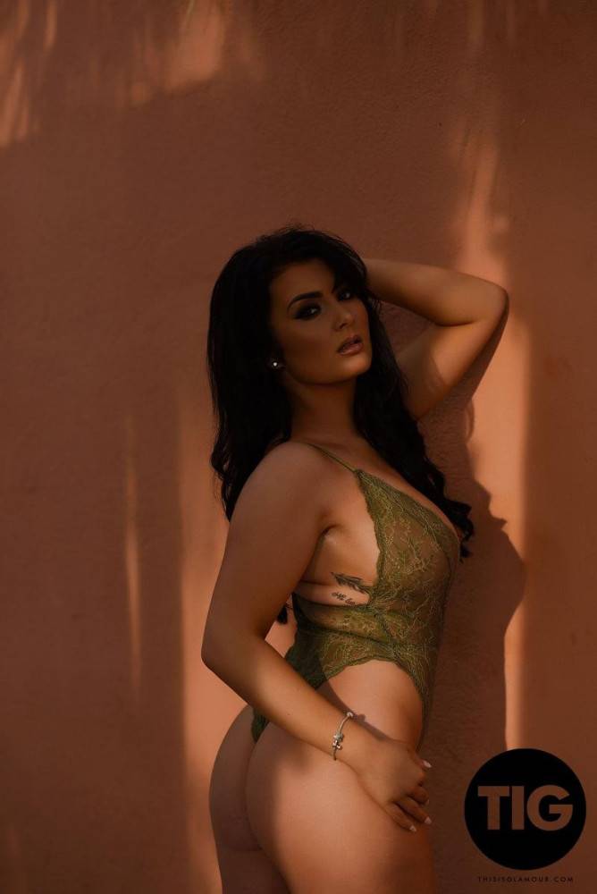 Ashleigh Gee In Sexy See Through Bodysuit - #5