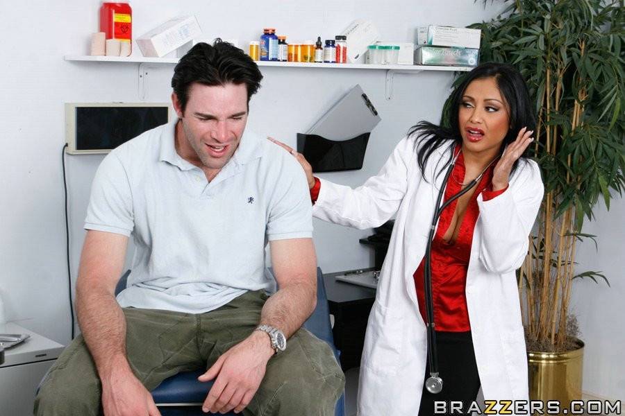 Exotic Big Breasted Doctor Priya Rai Hops On Patient's Cock Enthusiastically - #8