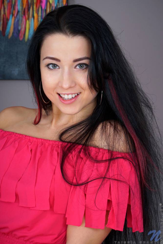 Svelte russian brunette hottie Taissia Shanti makes some hot foot fetish action - #2