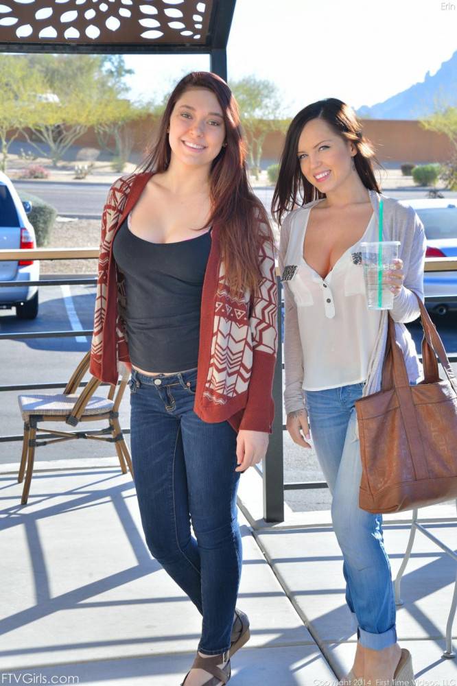 Shameless Girls Erin FTV And Aubrey Addison Go Topless In The City Streets - #4