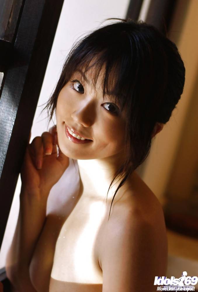 Slim japanese babe Saki Ninomiya reveals small tits and ass - #11