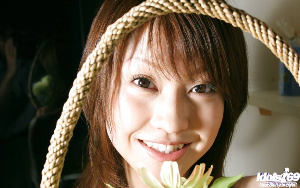 Very attractive japanese teen Ayumi Motomura exhibits small tits and hairy twat - #15