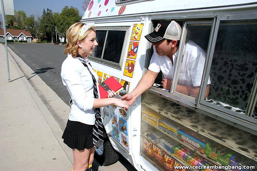 Tender Fair Haired Schoolgirl Lexi Belle Rides Cock After Eating Ice Cream - #10