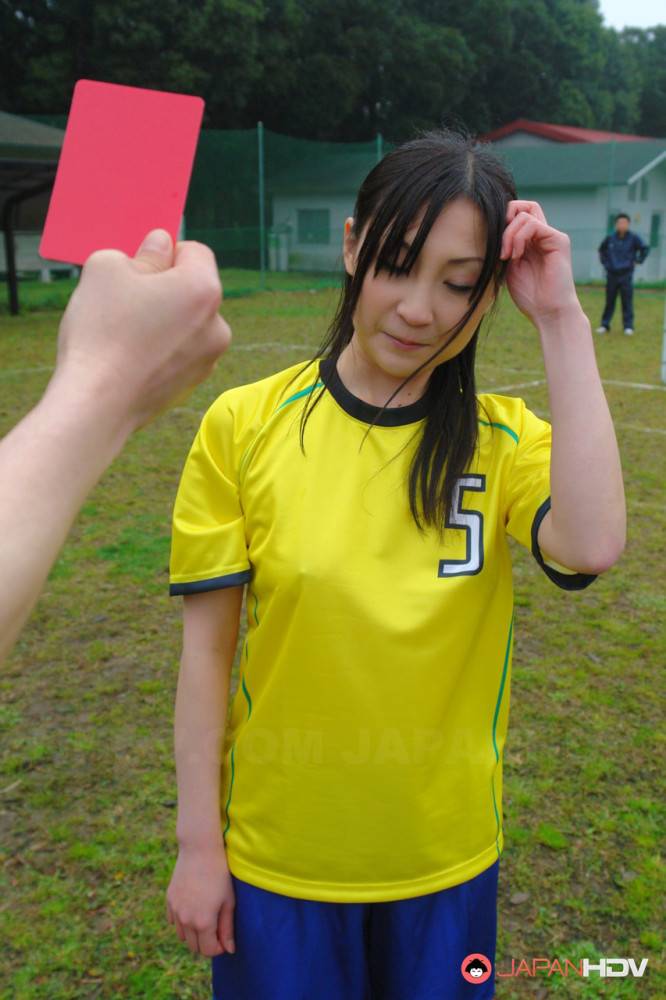 Sexy Japanese female soccer players get fucked by their coaches outdoors - #3
