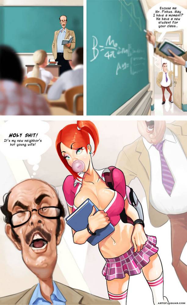 Dirty adult comics bikini blonde milf and redhead school slut bj - #11