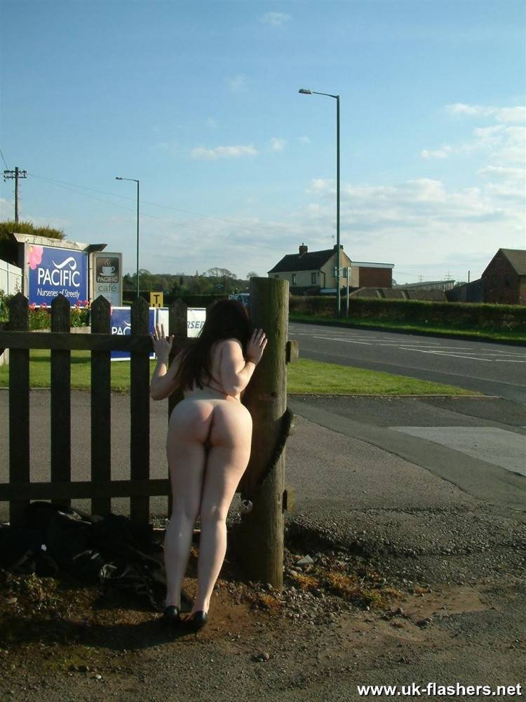 Dolly gets naked for our cameras on the side of a busy road. - #14