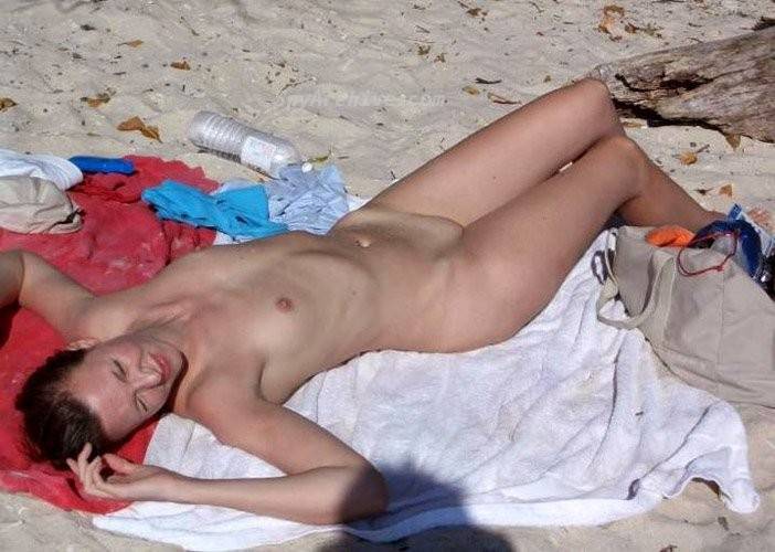 Naked girls on a beach - #12