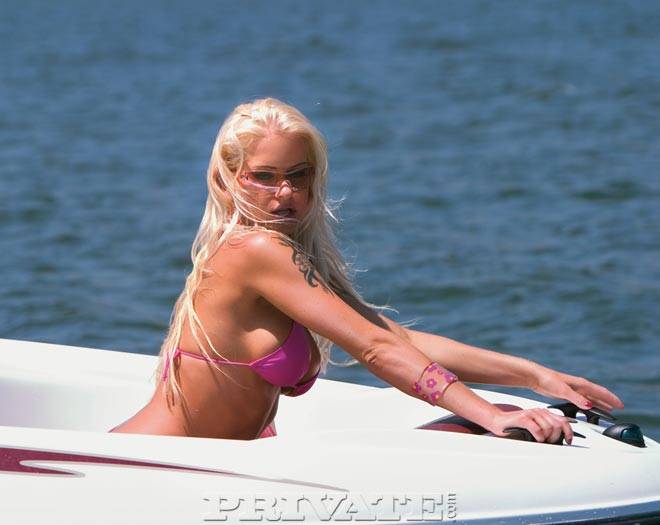 Stacy Silver And Another Round Titted Babe Stacy Silver Poses By The River And In Cabriolet - #3