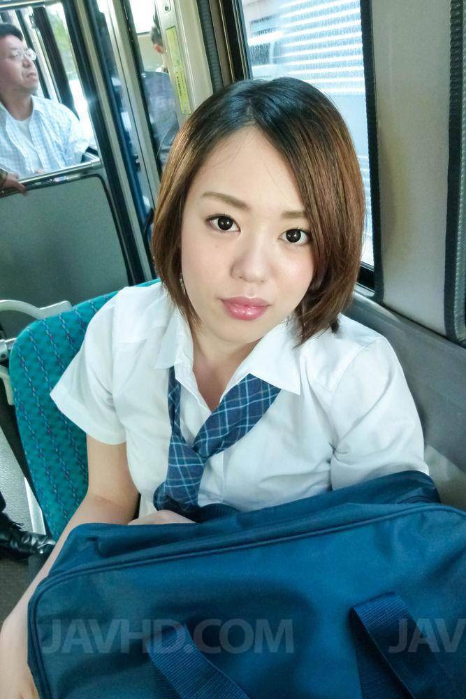 Sweet Asian Girl Yuna Satsuki Gets Into The Sex Disposal Of Nasty Men On Public Transport | Photo: 8695907