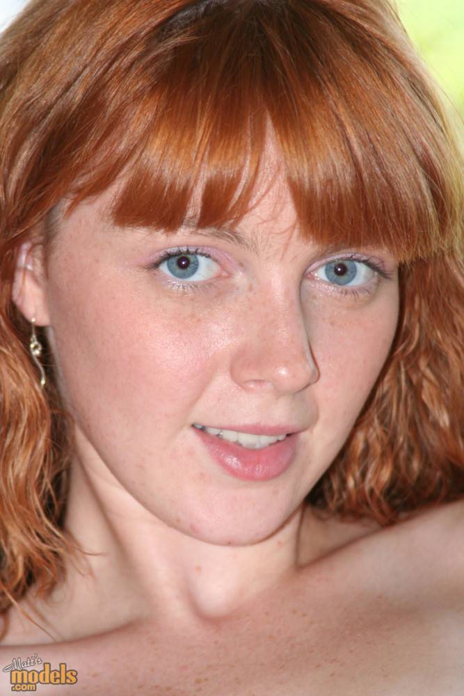 Tall Slim Redhead Girl Marie McCray Strips Naked And Shows Her Bright Pink Hole Outside - #18