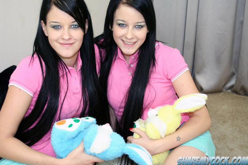 The Milton Twins Team Up With Heather Zatch To Suck The Sperm Out Of Dick POV Style - #1