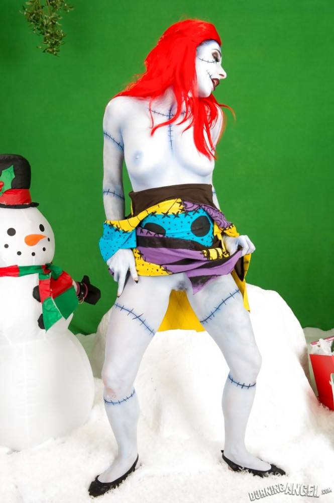 Sultry american redhead milf Joanna Angel in cosplay costume in fetish gallery - #15