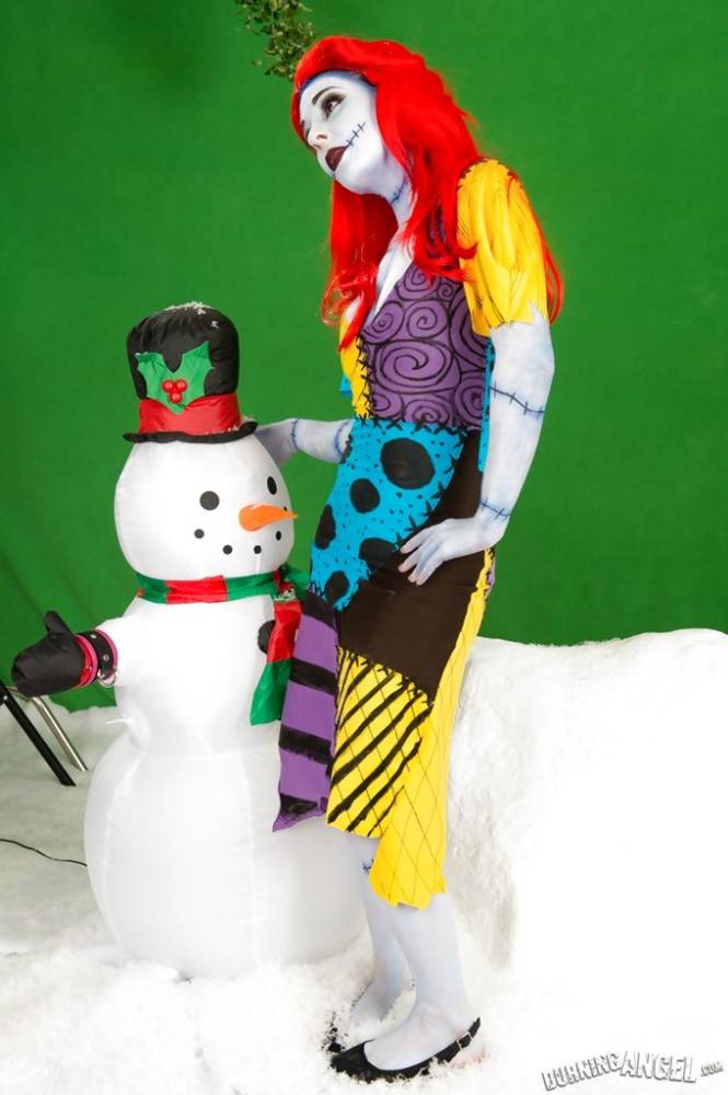 Sultry american redhead milf Joanna Angel in cosplay costume in fetish gallery - #4