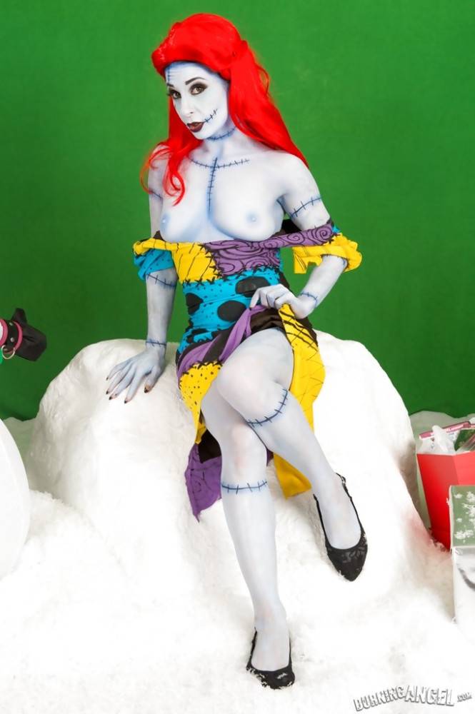 Sultry american redhead milf Joanna Angel in cosplay costume in fetish gallery - #9