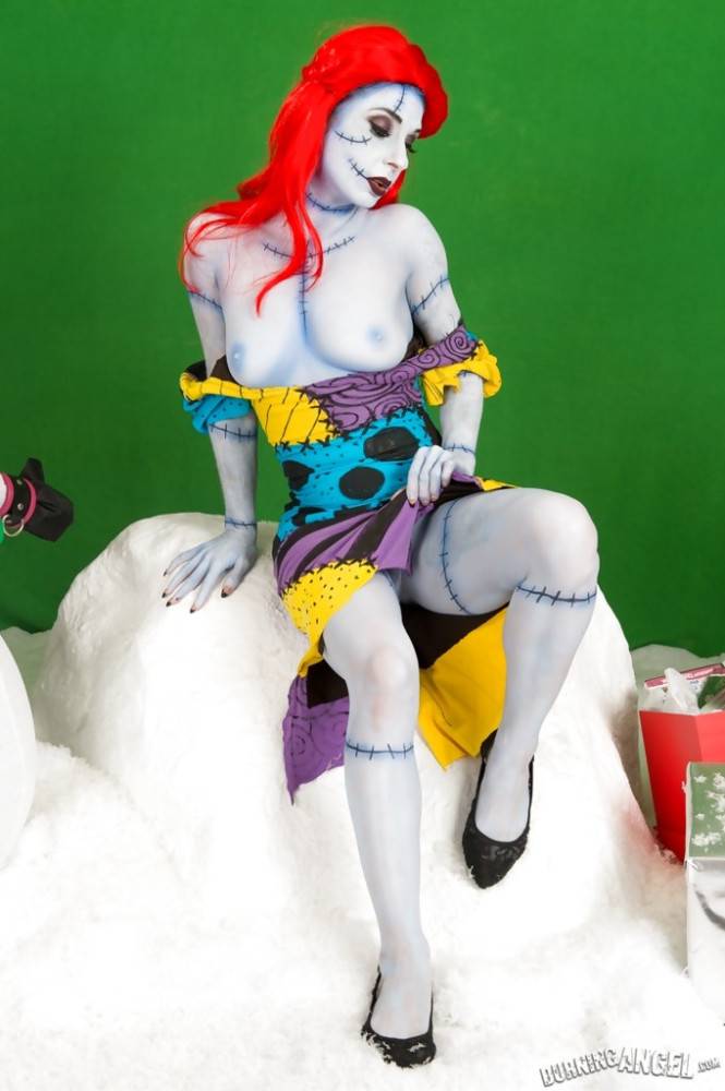 Sultry american redhead milf Joanna Angel in cosplay costume in fetish gallery - #8