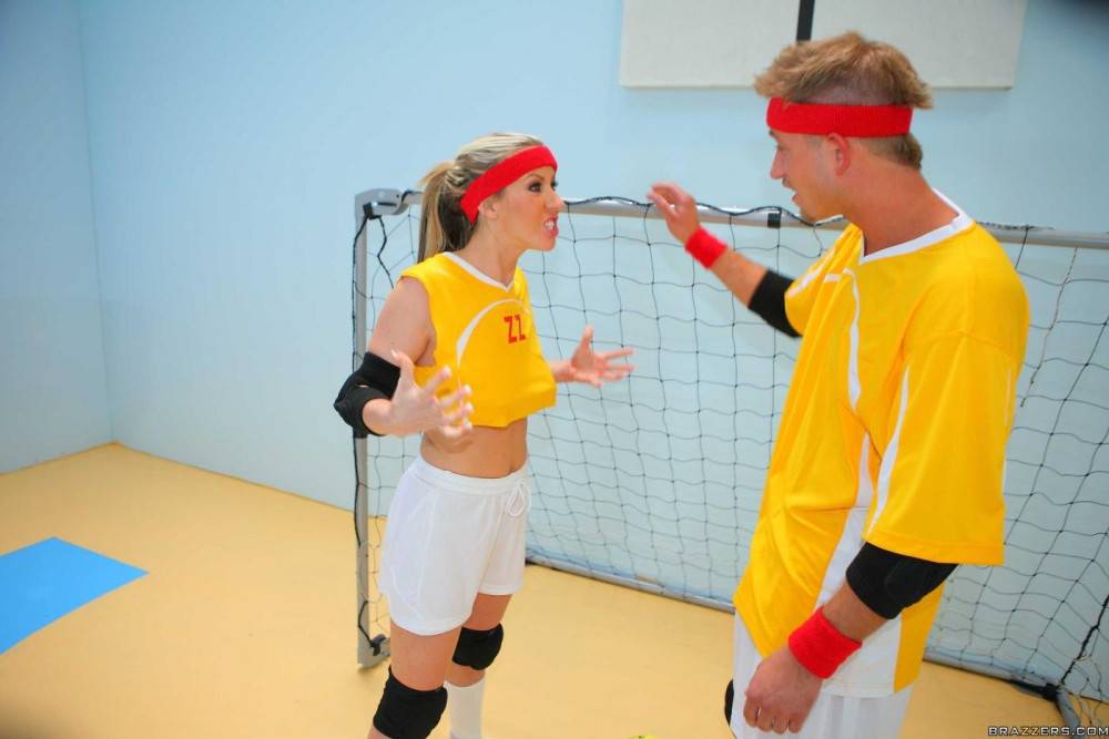 Carolyn Reese And A Guy Play Indoor Soccer Then Take Off Their Uniforms And Fuck | Photo: 8355296