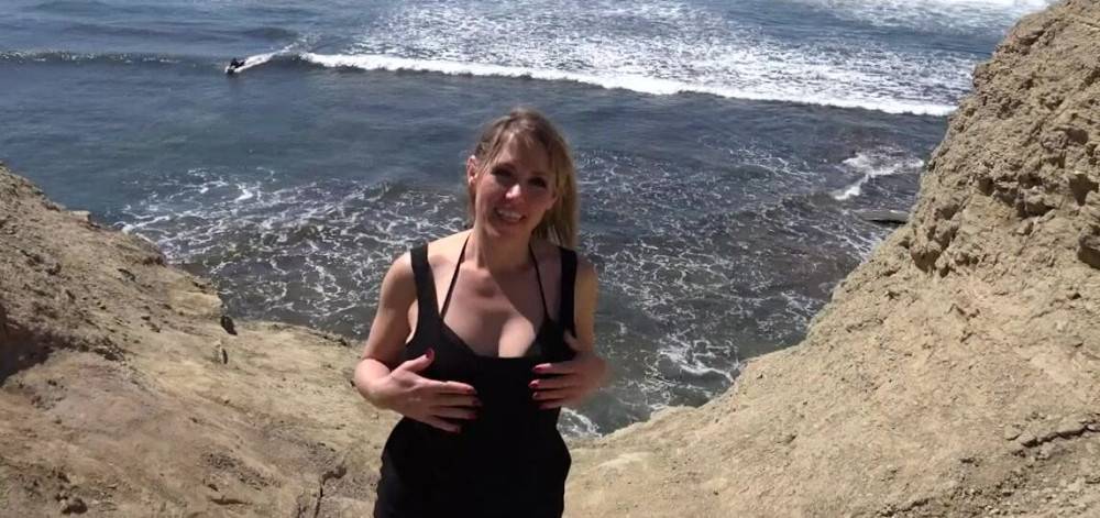 57 Robin - Big tit MILF enjoys the beach - #3