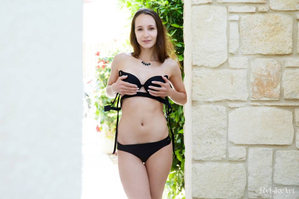 Megan Muse Amazing Brunette Hottie Strips Her Panties - #4