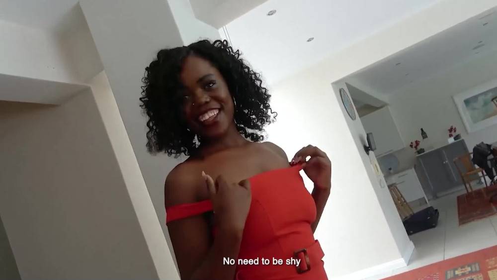 Hot ebony babe sucks and fucks a casting producer - #2