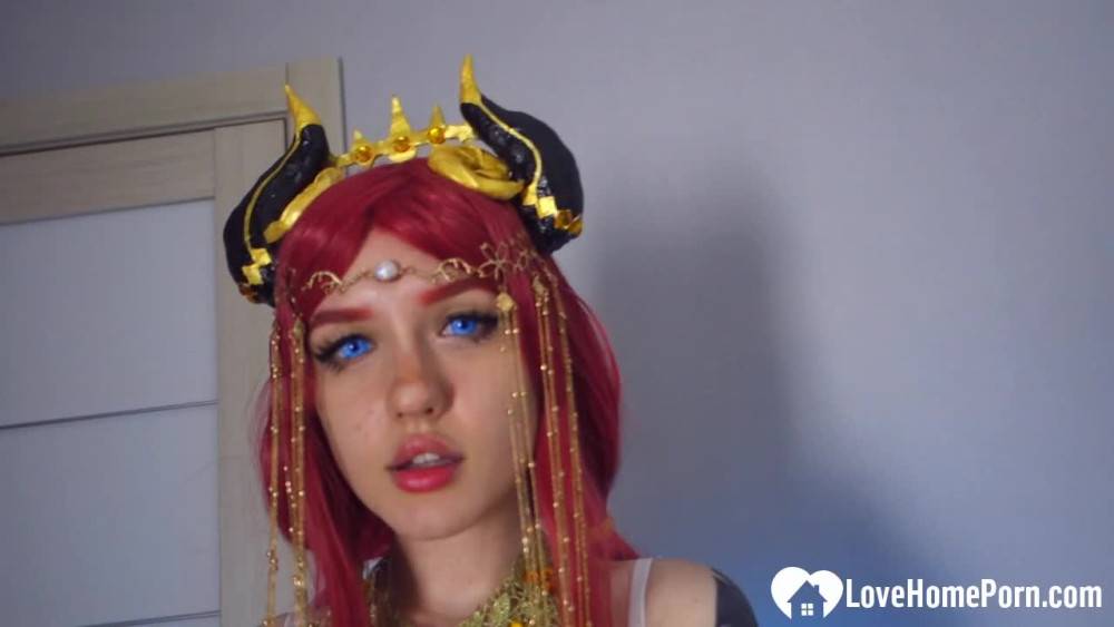 Redhead cosplayer devours dick before getting fucked - #2