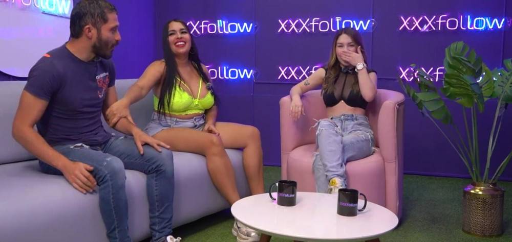 Lalucero Latin BBW MILF destroys a cock while sitting in XXXfollow Sessions ,6 Podcast Dani Ortiz - #3