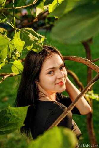 Nikta Big Blue Eyes Shine Flirtatiously - Ukraine on nudesceleb.com